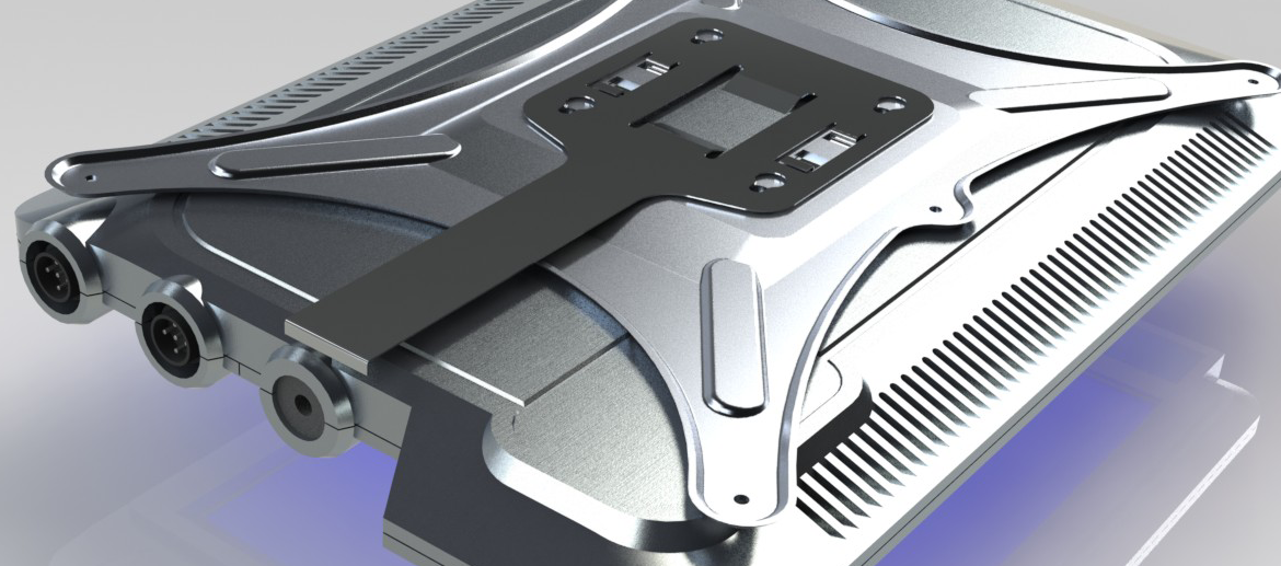 Aluminium CNC machined component
