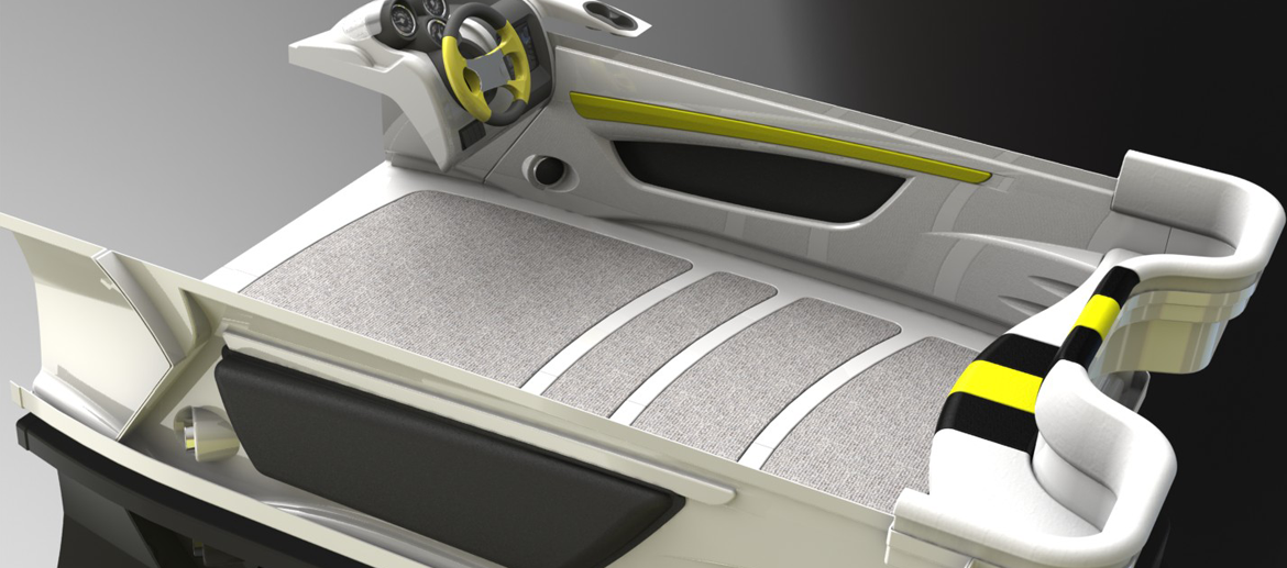 Fibreglass interior